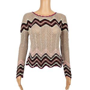 Anthro Hazel Knit Sweater Size L